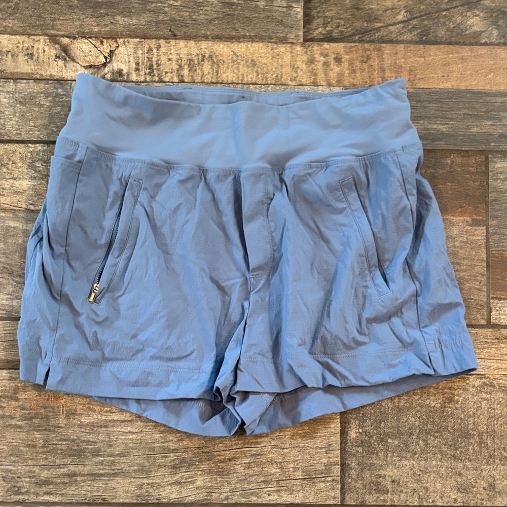 NWOT Athleta Women's Blue Athletic Shorts - Picture 6 of 6